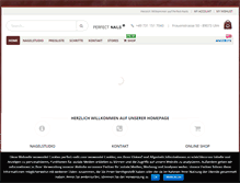 Tablet Screenshot of perfect-nails.com